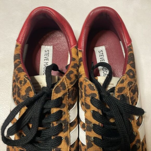 Steve Madden HUDSIN LEOPARD Sneakers | size 8 - Picture 7 of 9